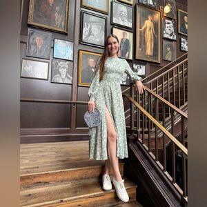 Floral Long Sleeve Dress